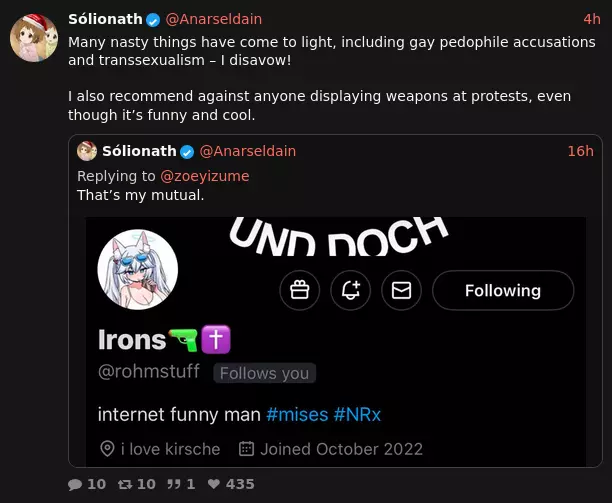 mccandless4evah's tweet photo. @Anarseldain @SarcasmStardust "funny and cool" when a mutual of yours tried to shoot up a protest is interesting https://t.co/DTVy9DtFld