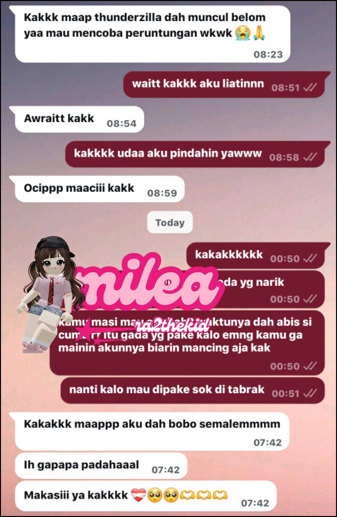 milea, joki fish it & rf 🎐 tweet media