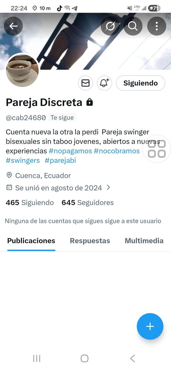 Cuenta falsa es gey no pareja pilas amig@s