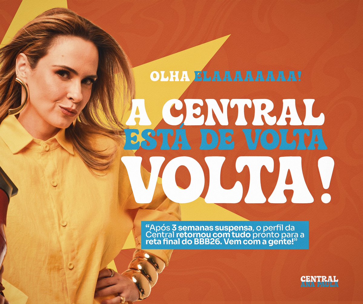 Central Ana Paula Renault 🧙🏻♀️ tweet media
