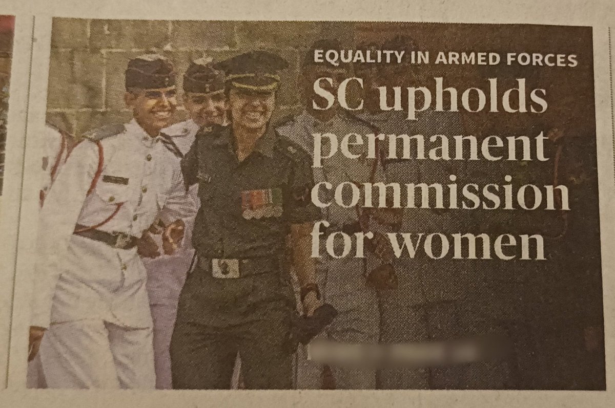 🔥 Youth of India

Serve the Motherland via Permanent Commission, but AVOID Short Service Commission in Army!

Why bleed for a Gender Biased Govt &amp; Judiciary that treats Male SSC officers like stepchildren? 

Choose PC, Sacrifice deserves dignity, not legal step-treatment.

Don’t
