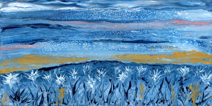 pamelasoto's tweet photo. Art of the Day! "Night Sky". Buy at: https://t.co/u3NYUM2z04 https://t.co/I6OdIv4zp2