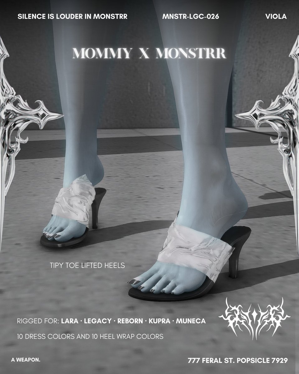 MONSTRR001's tweet photo. Mommy x MONSTRR ; VIOLA set ❤️‍🔥

Rigged for: lara · legacy · reborn · kupra · muneca

10 Dress colors 9 Heel colors

SPECIAL EDITION VALENTINES BAG 10 COPIES FOR EACH COLOR ONLY , 8 COLORS! Fatpack may be sold only until event ends if sold out.

https://t.co/Pnbc8Qslxa https://t.co/ouhtkeCo5r