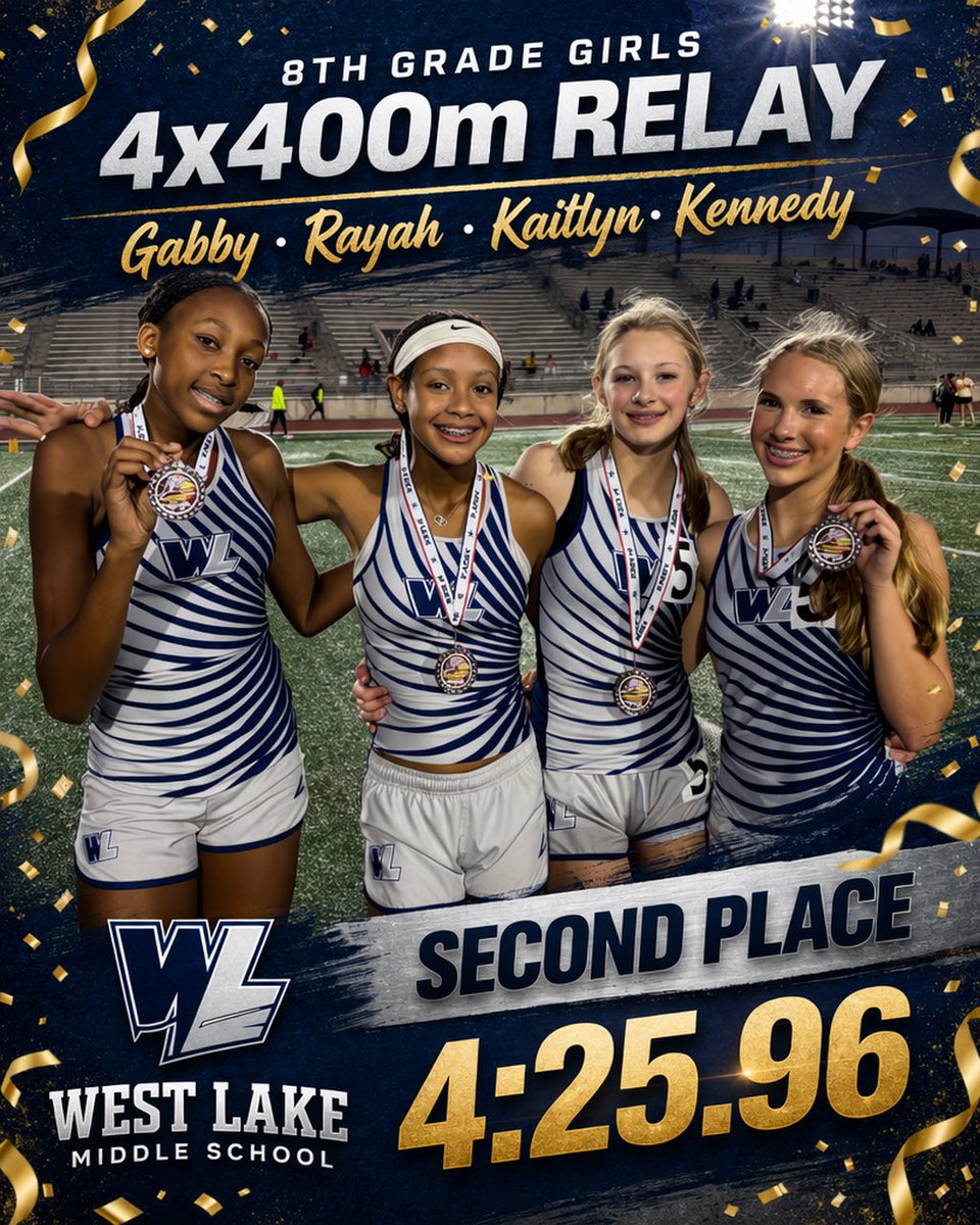 West Lake Middle School Girl’s Athletics tweet media
