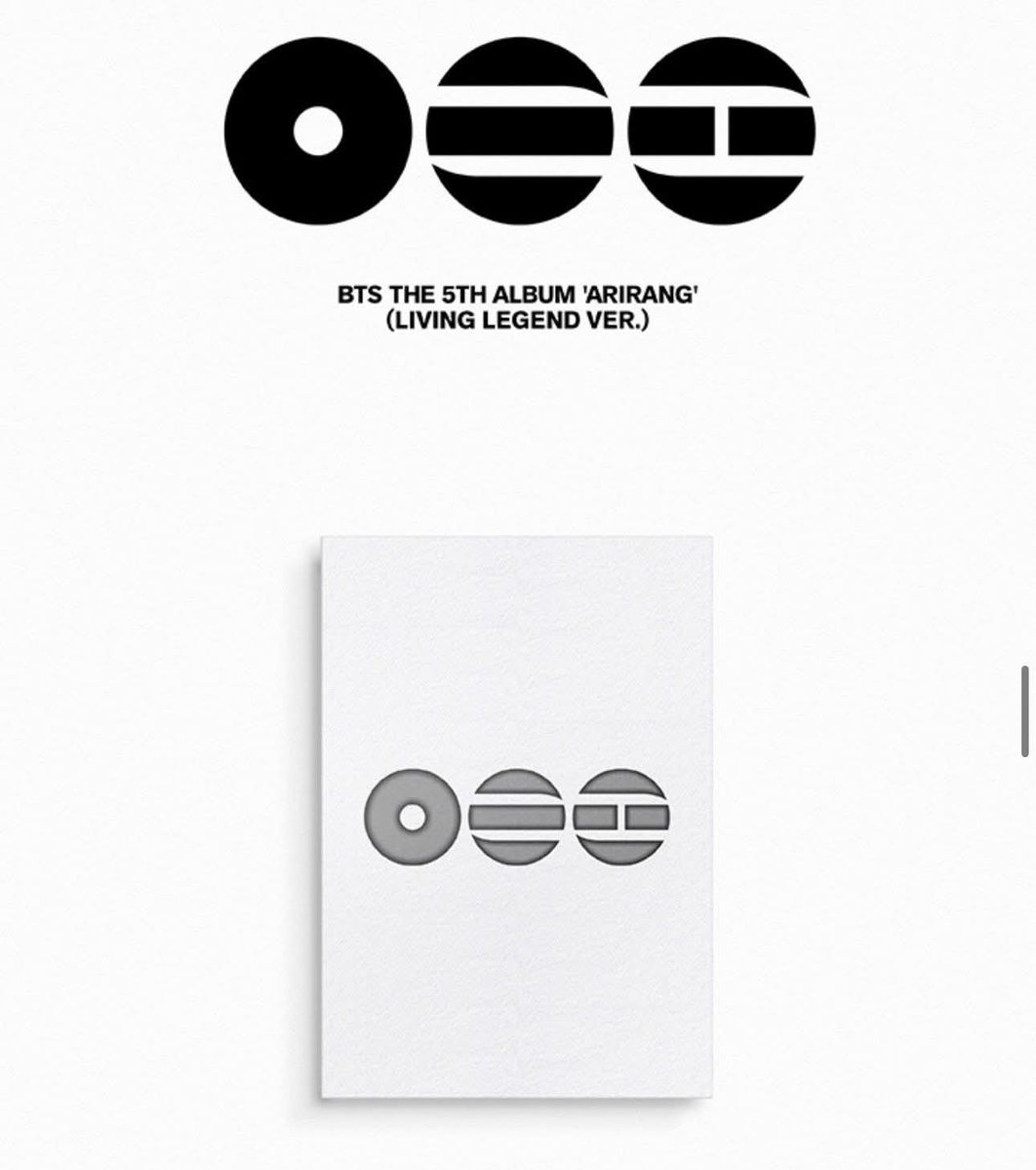 Wts lfb bts ph

PRE-ORDER

📌Arirang Sealed Album (NO POB)

Music ver. - 700(200dp)
Korea ver. - 650 (150dp) 
Living Legend ver. - 800 (300dp) 
Music + Korea ver -1,270 (320 dp)
Music + Korea + Living Legend - 2,070 (520dp)

Balance once on hand
ETA to PH: May 2026

Limited qty.
