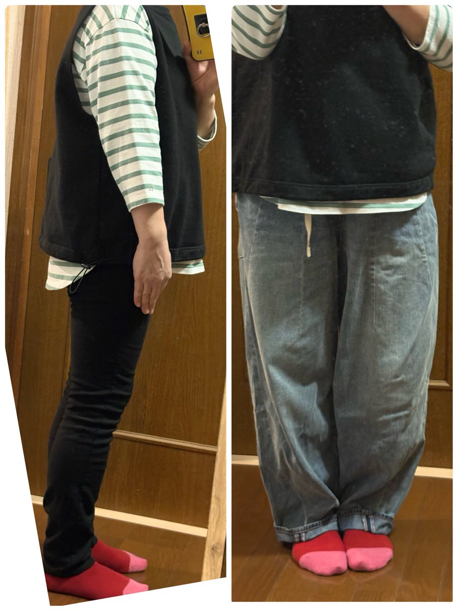 harukazetokKou's tweet photo. デブが余計デブに見える洋服が大好きなんです😂
早くビフォーアフターやりたいなぁ😂
黒のサロペットひとめぼれで買ってしまった💦28050円💸
#hughug https://t.co/y4D9jDugg6