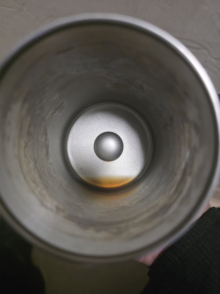 ElComerII's tweet photo. 12th Day: Aging my aluminum mug. Give it character and flavor, avoiding any sugar or creamer. Pure brewed coffee or steeped tea, nothing added so far, has a delicious coffee cinnamon scent that reminds me of the Mexican staple coffee, Café de olla.
#SeasonedMug #CoffeePatina https://t.co/ht6EXTst0l