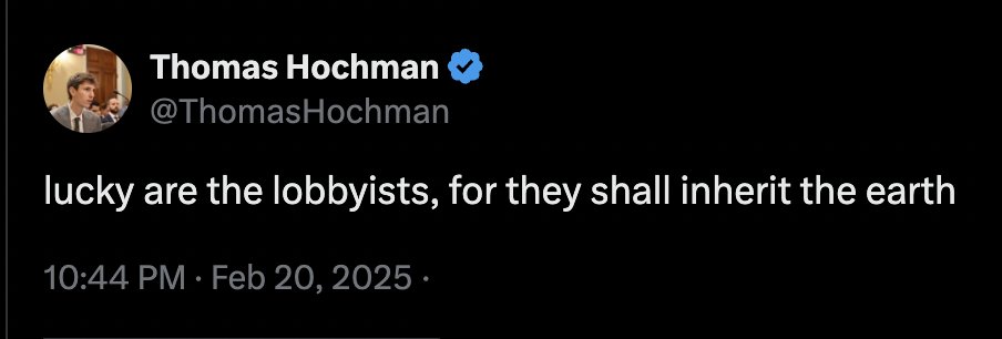 K Street will be the last corner of the white collar private sector to be replaced, I'm standing by it