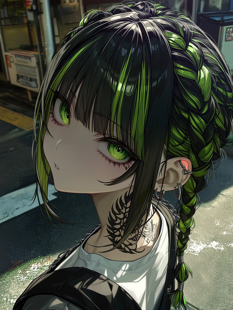 超三つ編みネキ」 #フリーアイコン #nijijourneyv7