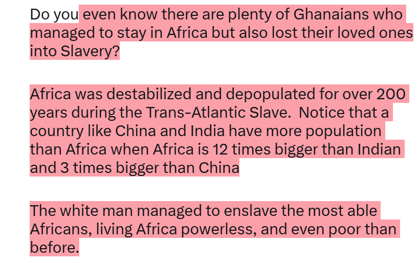 <a href="/AllieYoup/">Negro Al - Aletha won't be silenced 🇺🇸</a> <a href="/realAFLF/">American Freedmen Legal Fund</a> Hey re-tard,
First, you are traitor for denying your African roots. You are a very weak man! You need to confront your denial to start healing.

With that said, the white man is just using divisive schemes among our people to delay reparations. And you are falling for it.