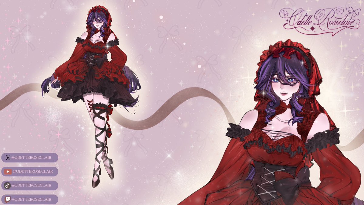 Odette Roseclair 𝜗𝜚 PNGTuber tweet media