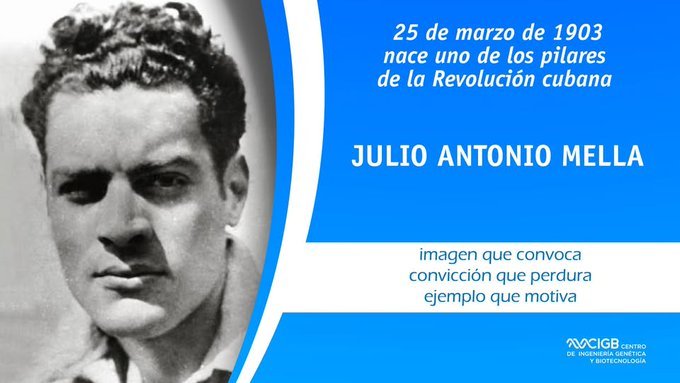 El 25 de marzo nace uno de los pilares de la Revolución cubana. Su imagen convoca, su convicción perdura y su ejemplo motiva. En la @SspMédica sus ideales siguen vigentes en cada uno de nuestros jóvenes.
#CubaHonra
<a href="/DiazCanelB/">Miguel Díaz-Canel Bermúdez</a> <a href="/japortalmiranda/">José Angel Portal Miranda</a> <a href="/DeivyPrezMartn1/">Deivy Pérez Martín</a> <a href="/AlexisLorente74/">Alexis Lorente Jiménez</a>