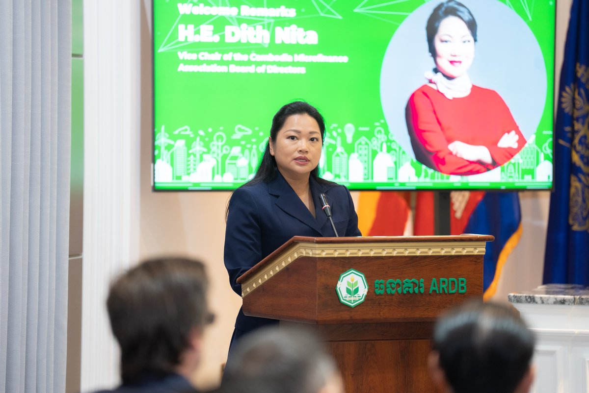 CMA_Network's tweet photo. #CMA, #ARDB &amp; https://t.co/YQtZFTthmN co-hosted a national workshop on accelerating inclusive green finance in Cambodia.🌱

Bringing together 70+ stakeholders, the session strengthened capacity on #climatefinance &amp; CCFF to support resilient, #sustainabledevelopment. https://t.co/t14qca2cQt