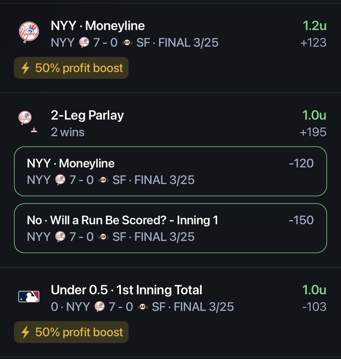 TheMLMafia's tweet photo. MLB IS BACK 💰 https://t.co/ztzw6u2xdo