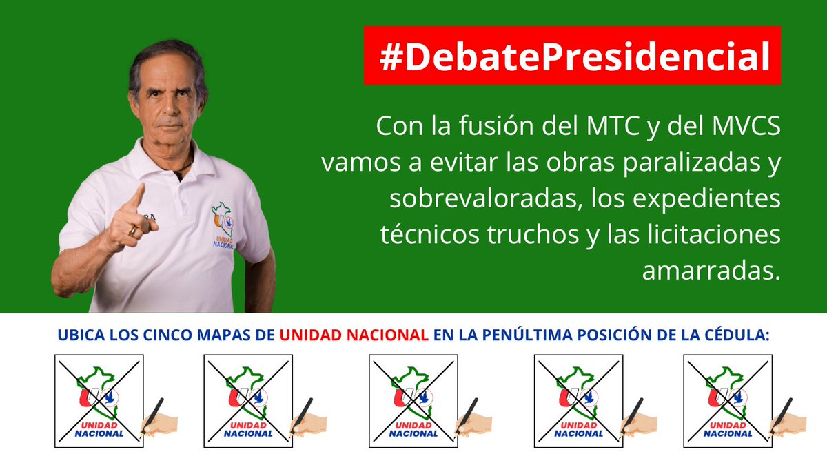 JHonorioVidal's tweet photo. @exitosape #ChiabraPresidente
#LlegóChiabra
#MarcaLos5Mapas
#DebatePresidencial https://t.co/f29uN8vWSx