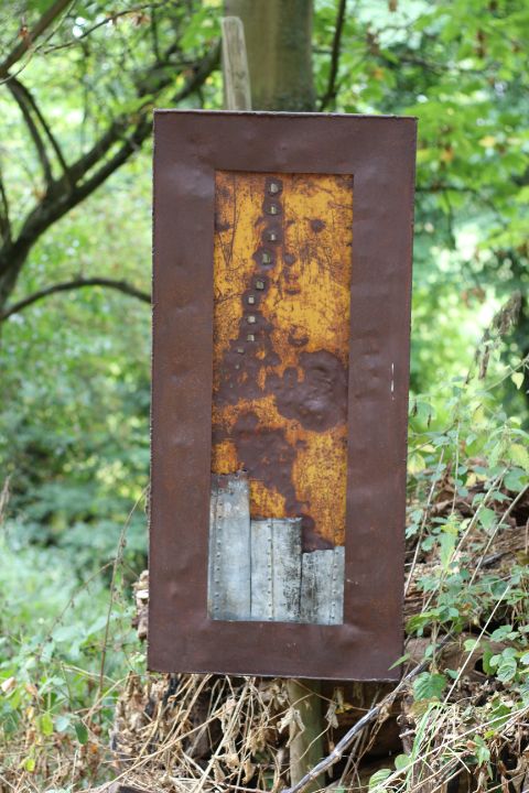 vanorbeek's tweet photo. Art of the Day! "Wallhanging Yellow Grey". Buy at: https://t.co/GLg5RYVp1f https://t.co/uORocrxrUt
