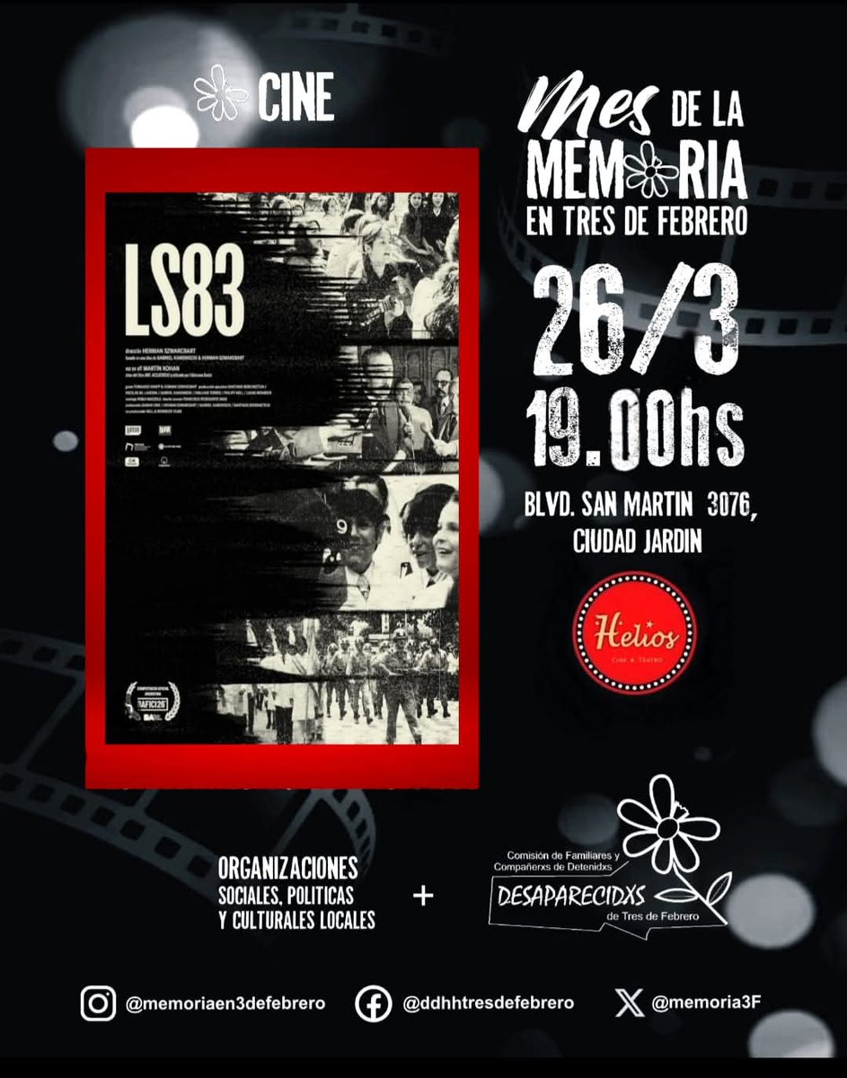 Memoria en Tres de Febrero tweet media