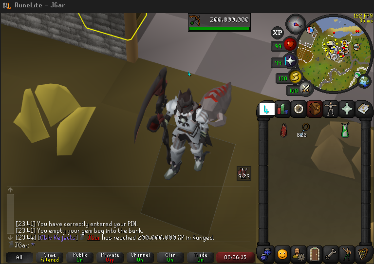 JGarOSRS's tweet photo. 200m Range XP - Rank 493 https://t.co/JOUBWcCCNK