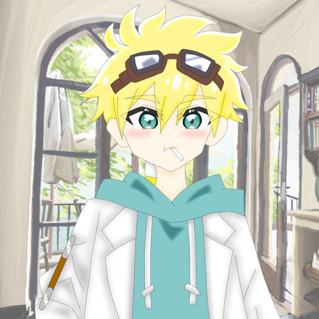 #ジェット先輩
#名探偵プリキュア 
デジタルでも塗りました💛