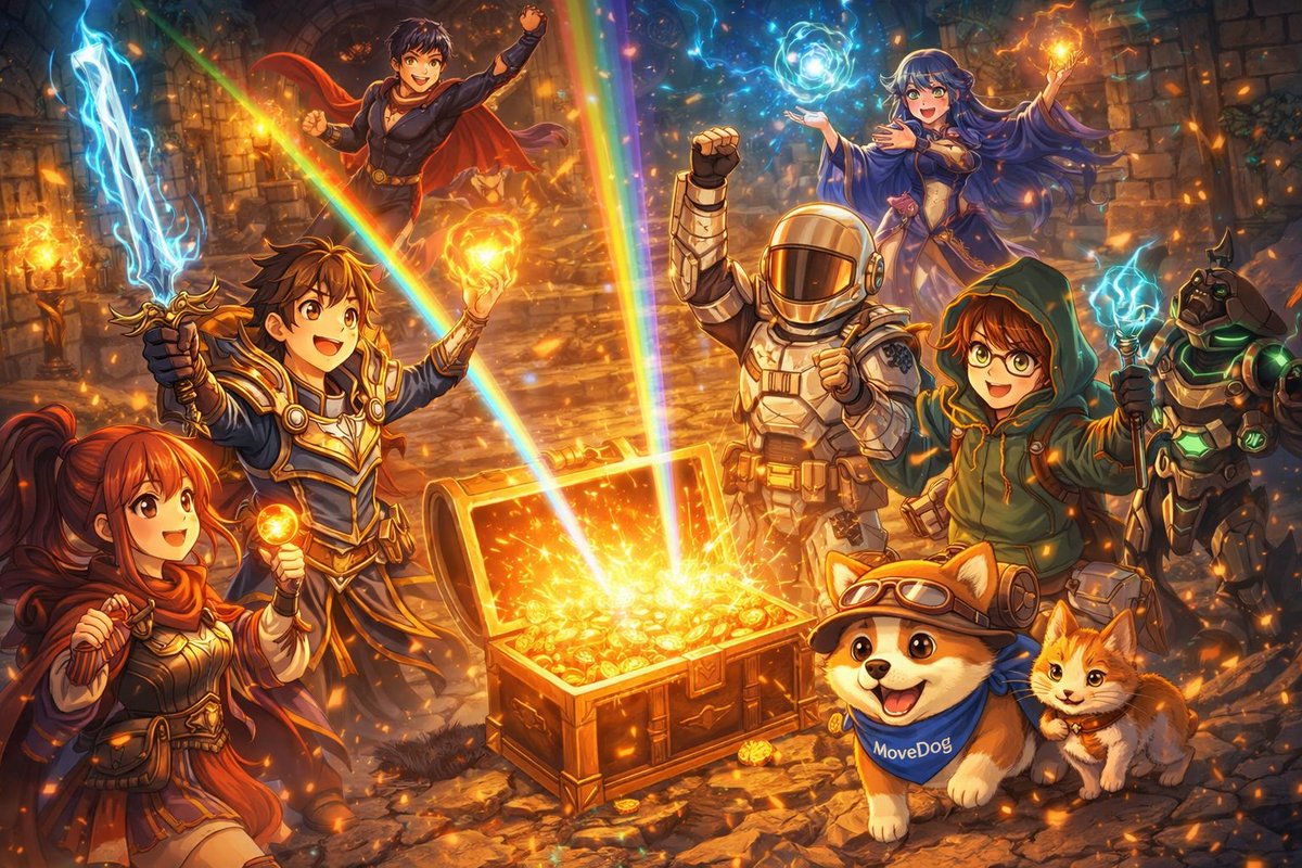 MoveDogPlay's tweet image. 🌌 Different worlds, one goal.

From different universes,
now united in this moment.

✨ Powers combined
🔥 One team
💎 Claiming the reward together

The MoveDog universe keeps expanding.

#MoveDog #Multiverse #Adventure #TeamPlay