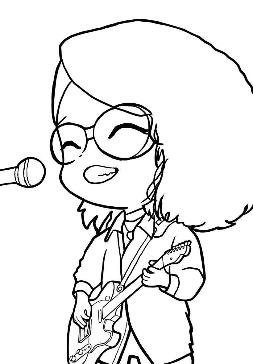 色塗る手前のこの状態が1番好きです。

やばい…かわいい…とか独りで言いながらやってるし、たぶん顔もにやけてそうだから、他の人からみたら危ない人間だと思う。
けど楽しいw