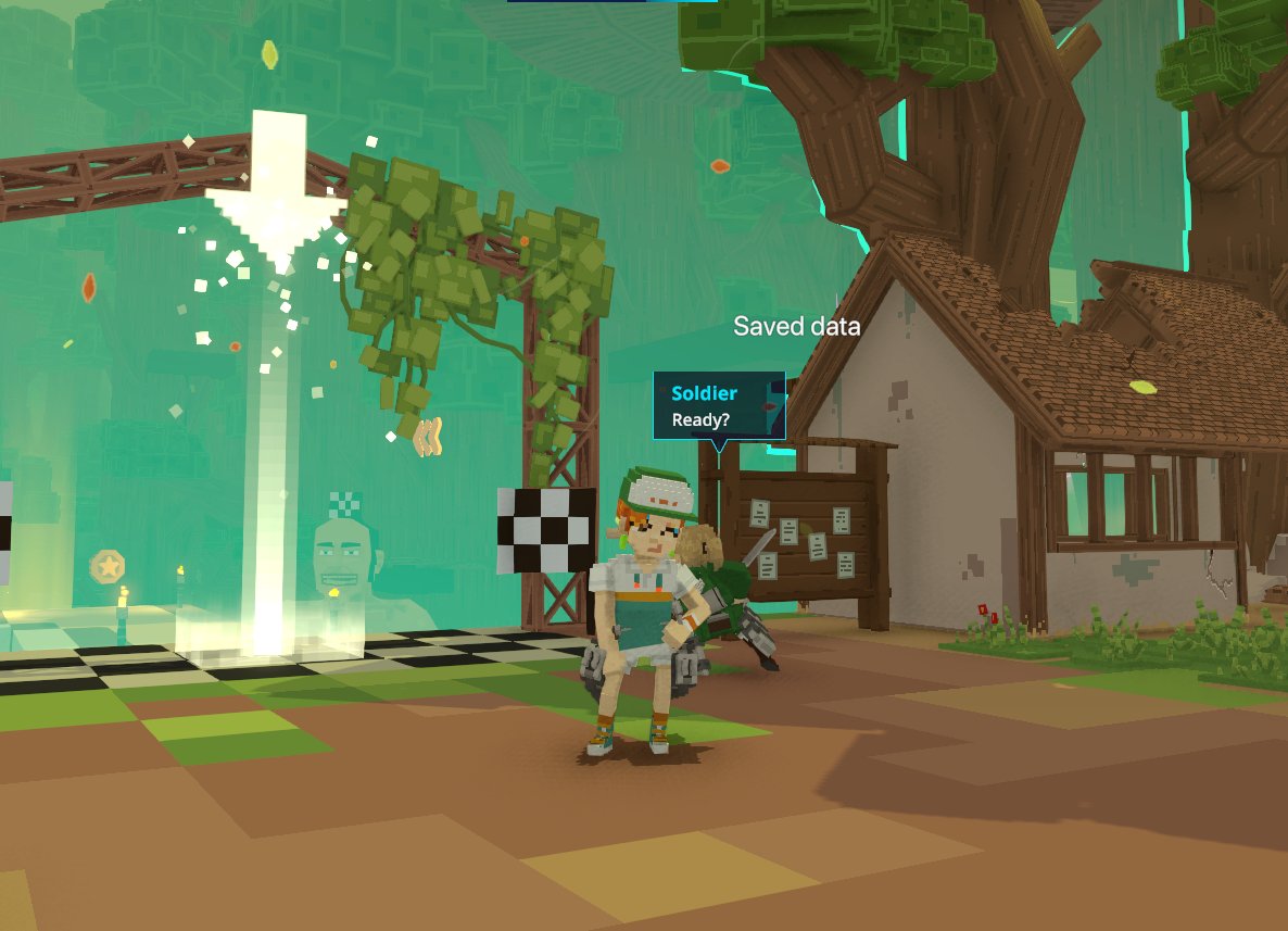 GunDongKook's tweet photo. Found the portal gun in The Sandbox Season 7… can I borrow that? @TheSandboxGame  https://t.co/XyZtCF7Myi #Season7 https://t.co/QEAlqW0qrl