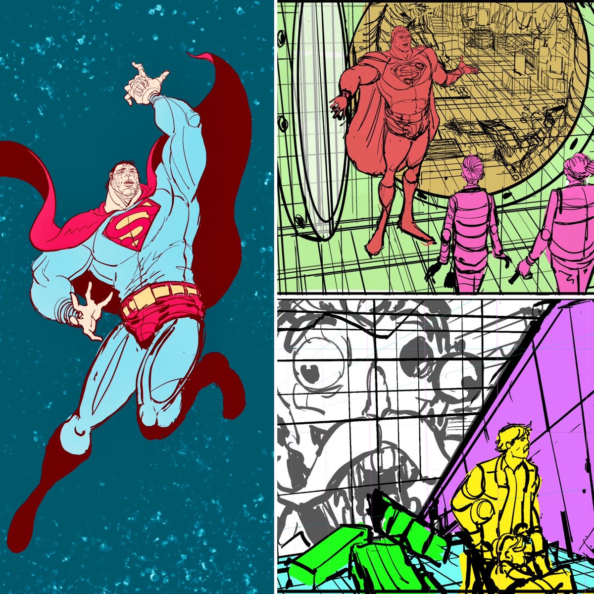 NickPitarra's tweet image. Layouts! #BiZaRrO #MakeComics