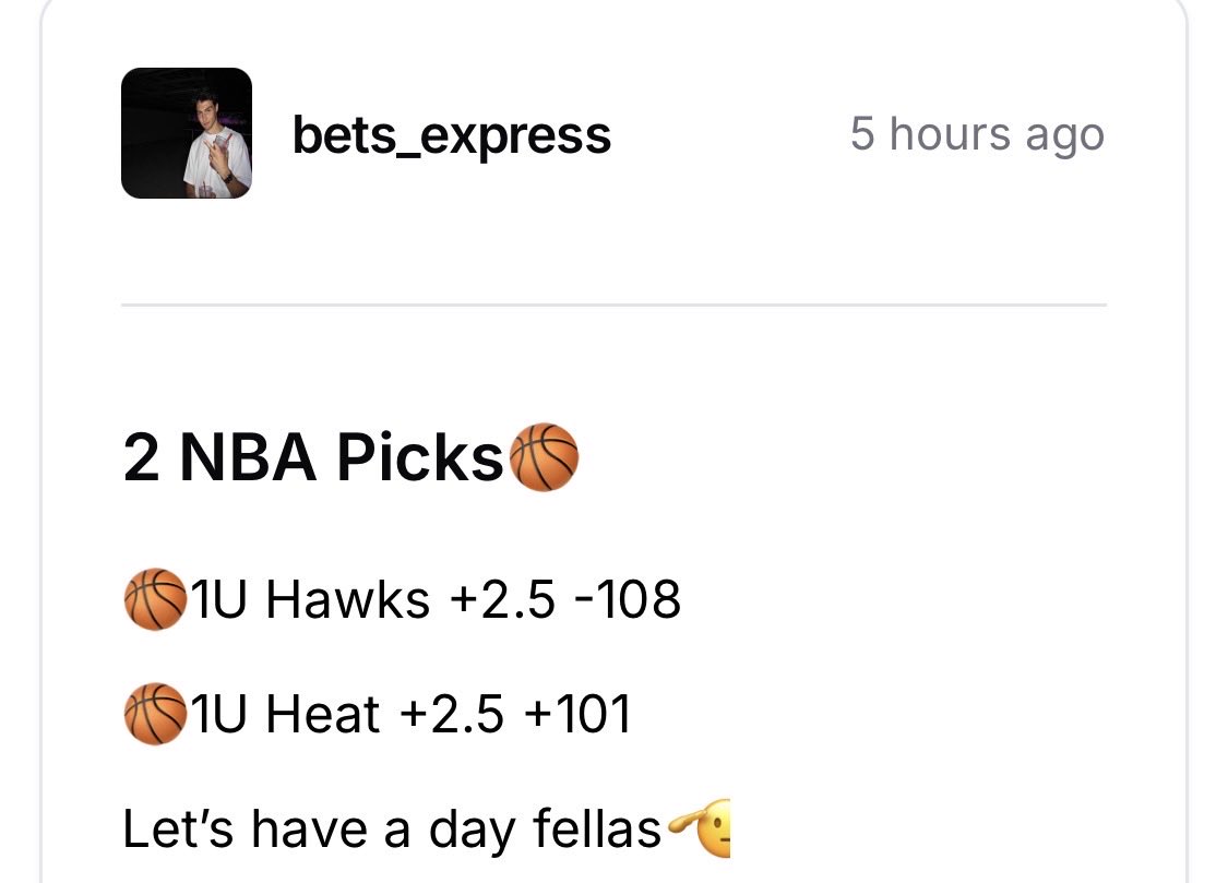 Express Bets🚂 tweet media