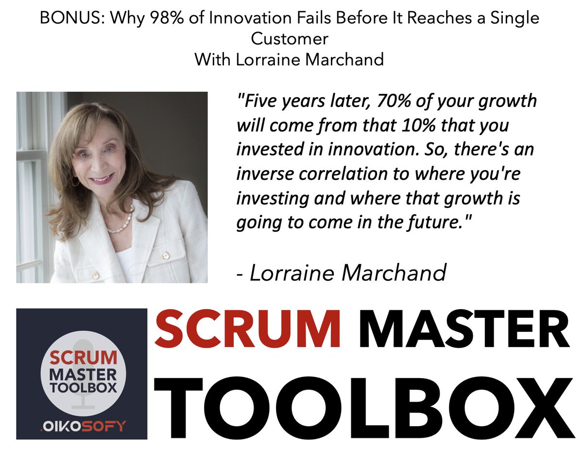 duarte_vasco's tweet image. "Thinking outside the box means you step outside YOUR box and step into someone else's box." Lorraine Marchand on why diversity is non-negotiable for innovation teams 🌍
scrum-master-toolbox.org/2026/03/podcas…
#Agile #Lean #scrum @scrumpodcast