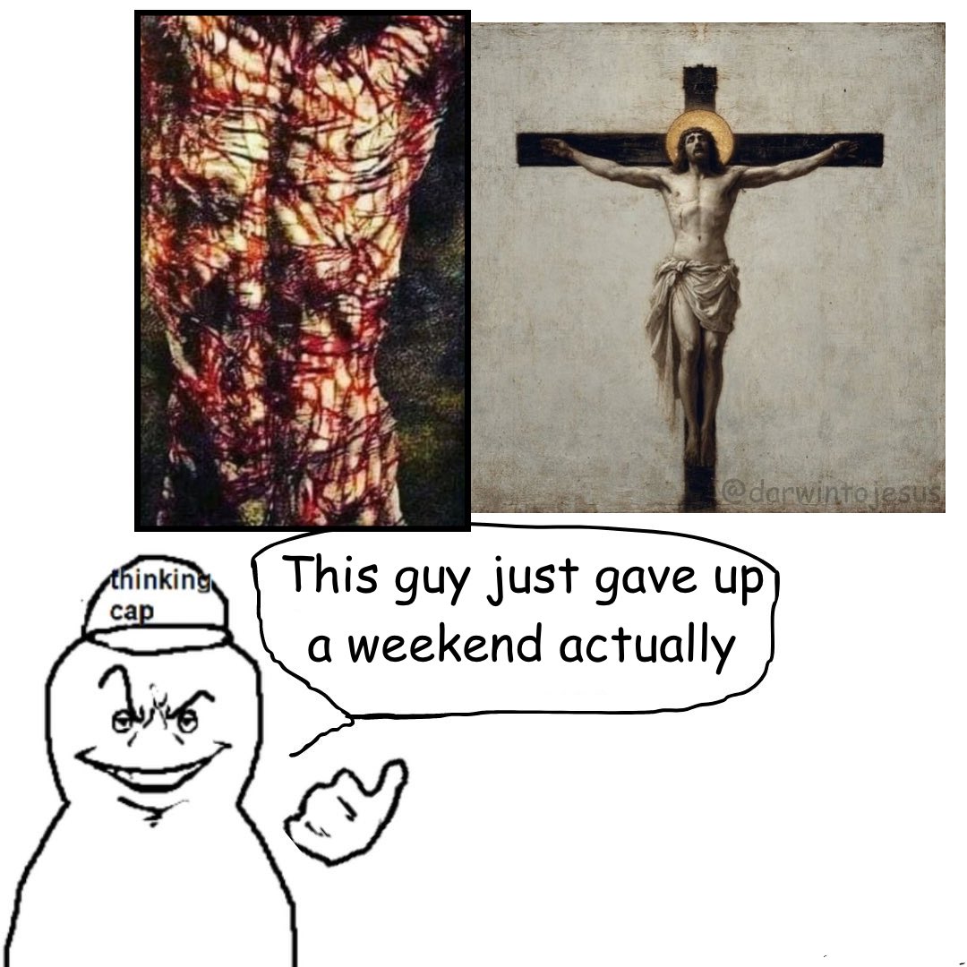 Darwin to Jesus tweet media