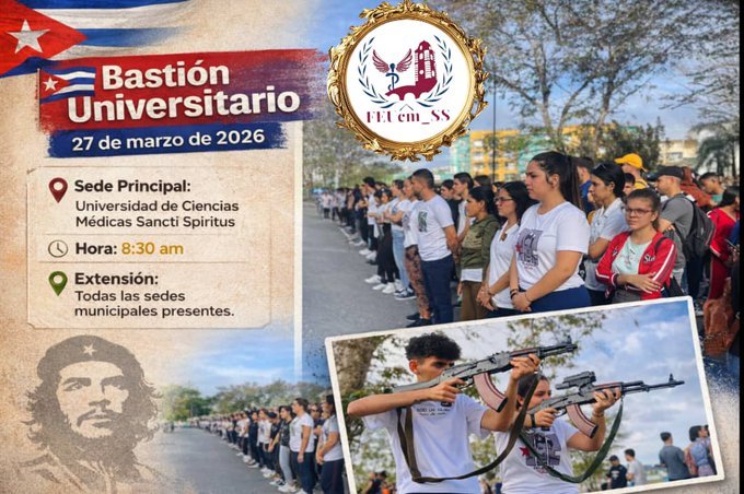 La <a href="/ss_ucm/">Universidad de Ciencias Médicas Sancti Spíritus</a> se prepara para el bastión universitario.
<a href="/AlexisLorente74/">Alexis Lorente Jiménez</a>
<a href="/DeivyPrezMartn1/">Deivy Pérez Martín</a>