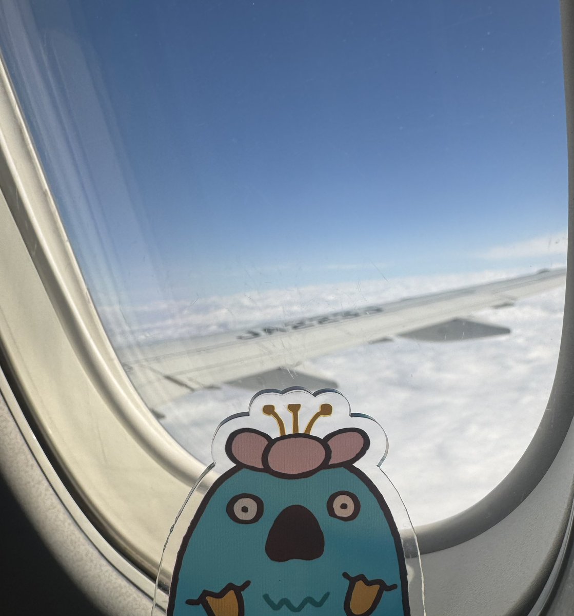 aoshimaikube's tweet photo. 通路側の女の子がずっと写真撮りたそうにソワソワしてるから寝たふりした。好きなだけ撮るがいい https://t.co/Ob3QfvemYg