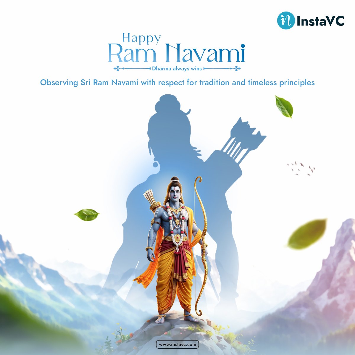 InstaVC's tweet photo. Sri Rama Navami reminds us of purpose, discipline, and balanced leadership.
May this day bring clarity, harmony, and renewed intention in all that you do.
Best wishes on Sri Rama Navami.
#SriRamaNavami #Purpose #Balance #InstaVC https://t.co/5tYSgweWyr