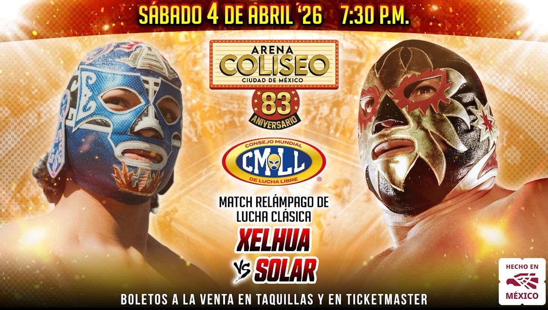 Very cool card for 83 Aniversario de Arena Coliseo on 4.4! - Mistico vs ...
