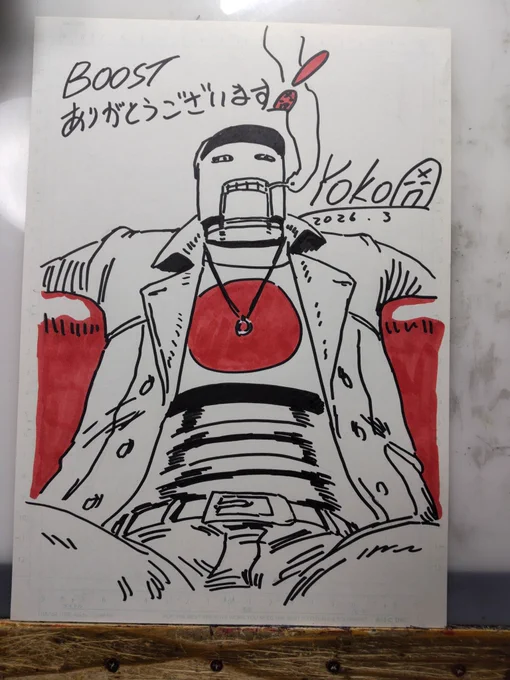 先週のBOOTHのご注文の発送は明日いたします。 アナログならではの遊びで白の上に白で追加のテカリとか描いてみました。 デジタルや印刷ですと消えちゃう効果です!描いて面白い! 今回は高額Boostをしていただいた方に御礼イラストを追加でお送りします。