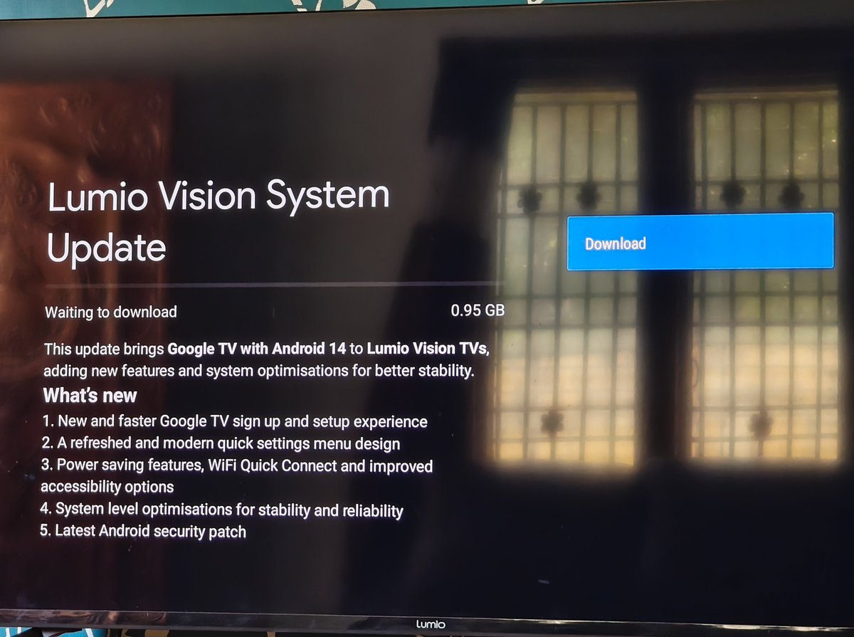 TechAlertNow's tweet image. Lumio TV finally gets Android 14 🔥 Google TV update is here and it’s a big one 🚀 Faster UI, cleaner settings, better WiFi connect and improved stability 📺 Worth the wait 👀 #GoogleTV #Android14  @laurelsudeep @kdcloudy @LumioIN
