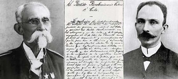 El 25 de marzo de 1895 José Martí y Máximo Gómez firman el Manifiesto de Montecristi, en la ciudad que lleva ese nombre en República Dominicana.
#TenemosMemoria #CubaViveEnSuHistoria