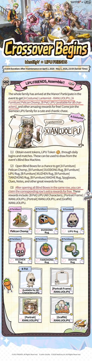 Identity V tweet media