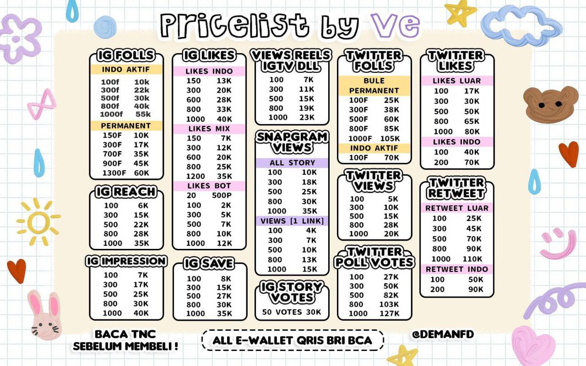 chillves's tweet photo. ꔫ Hello kak! di sini ready all sosmed needs yaa, tanpa email &amp; password. 100% aman dan trusted✨️

Jangan lupa mention after dm yaa karena req dm suka delay, Or if you want a fast respons, just WhatsApp me, thank you! Back up: @gamtbar

︵‌ ⁺ Contact : https://t.co/kNXsybNnYi https://t.co/DAfhpUyVkK