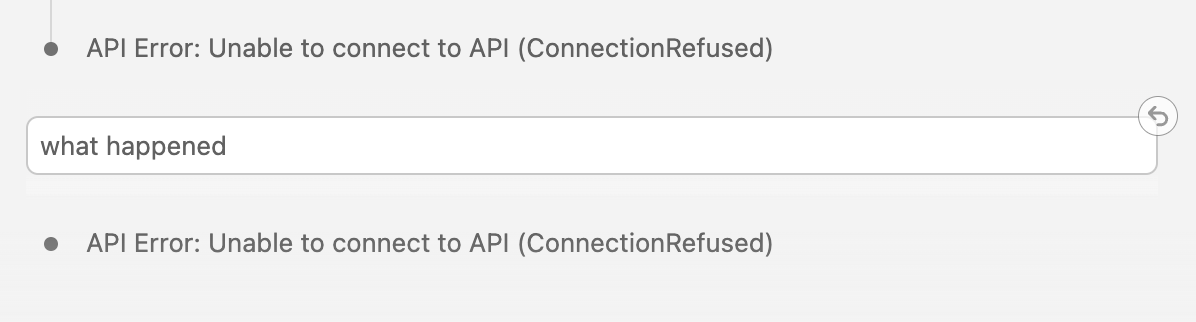 athahar's tweet photo. Claude Code - API Error: Unable to connect to API (ConnectionRefused)

very consistent error today. any idea ?

@AnthropicAI @bcherny @trq212 @_catwu https://t.co/samIh9tfl7