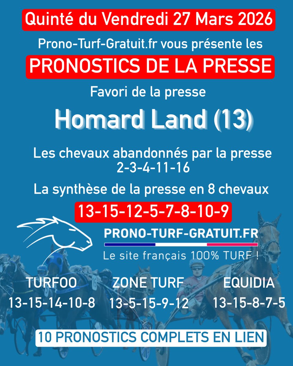 Prono-Turf-Gratuit.fr tweet media