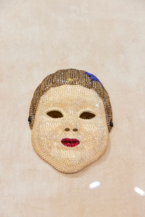 GalleryCjs's tweet photo. Art of the Day! "Squid Game Mask". Buy at: https://t.co/RwXvZqKk4L https://t.co/L9QJRXXNaM
