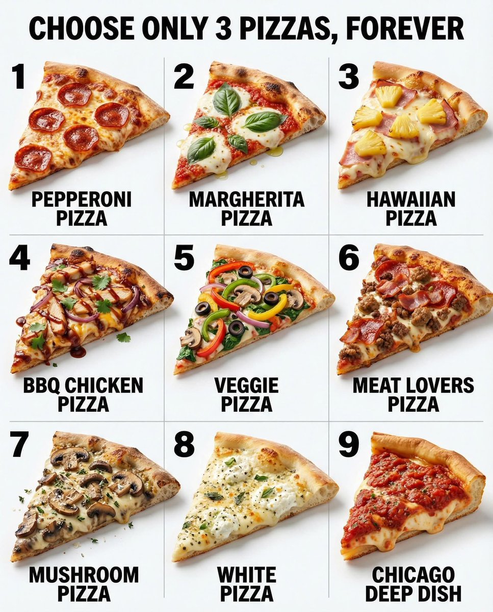 crashoutB4cash's tweet image. What's your pizza choices? 🍕 

#usfood