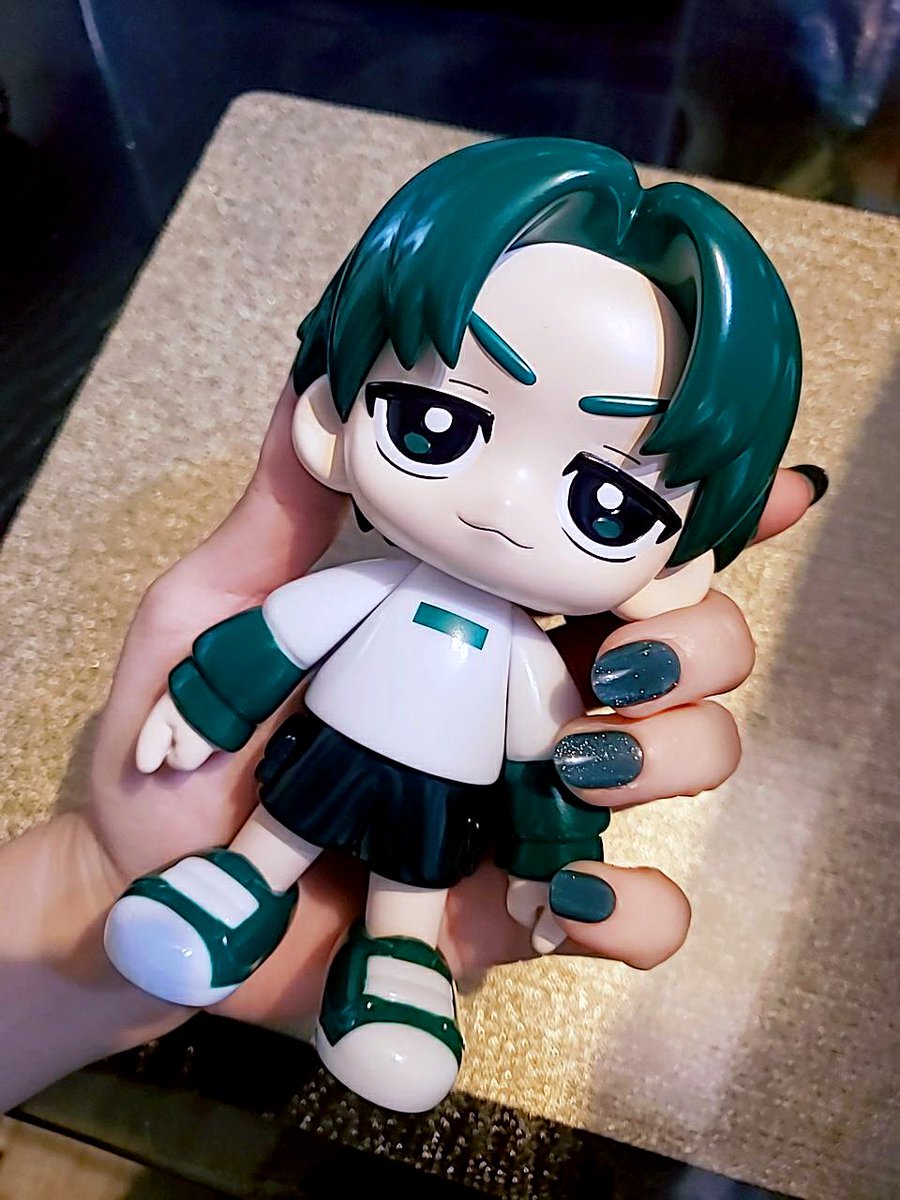 Geroくんソフビほんとうに可愛くて満足度とても高い😭すべすべの小さき
