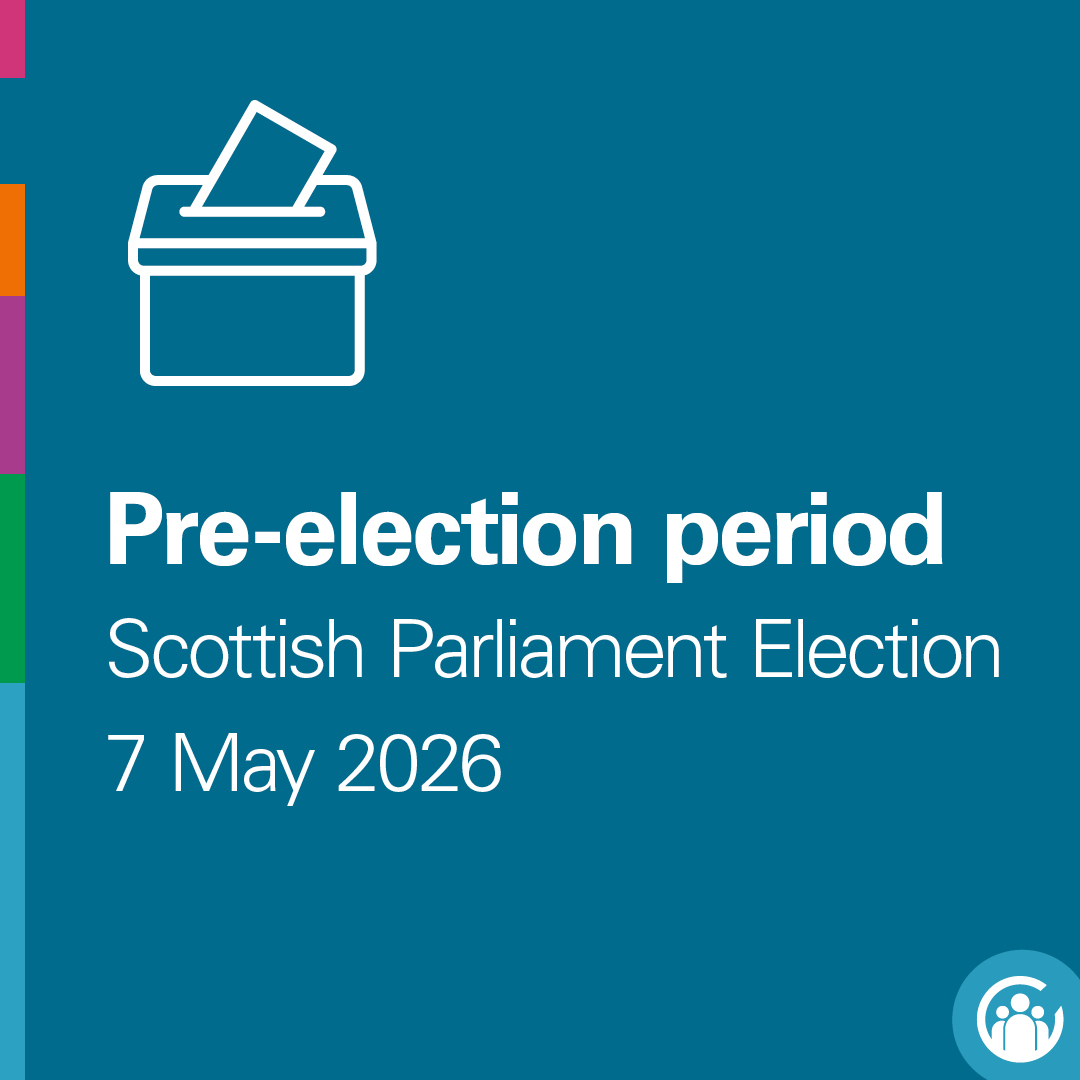 AccCommScot's tweet photo. We're now in the pre-election period.

Our social media activity is restricted until after the Scottish Parliament election on Thursday 7 May 2026. https://t.co/9l3SYA1erL