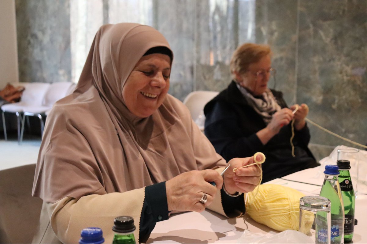 UNDP_Kosovo's tweet photo. Proud to wrap up our Arts & Crafts Capacity Building training.
🧶 18 women from different communities built practical skills through knitting, embroidery, and crafts, while also finding trust and support in each other. Done with #MPRC through @UKinKosovo 🇬🇧 support. https://t.co/awNbXVD65y