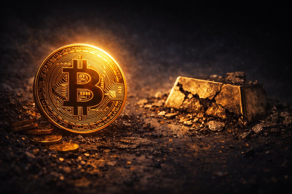 Bitcoin News &amp; Market Update

📈 Market Structure: Bitcoin continues to outperform while traditional safe havens weaken. The BTC to gold ratio expands sharply.

🥇 Relative Performance: Gold enters one of its weakest phases in decades as Bitcoin gains strength.

🏦 Institutional