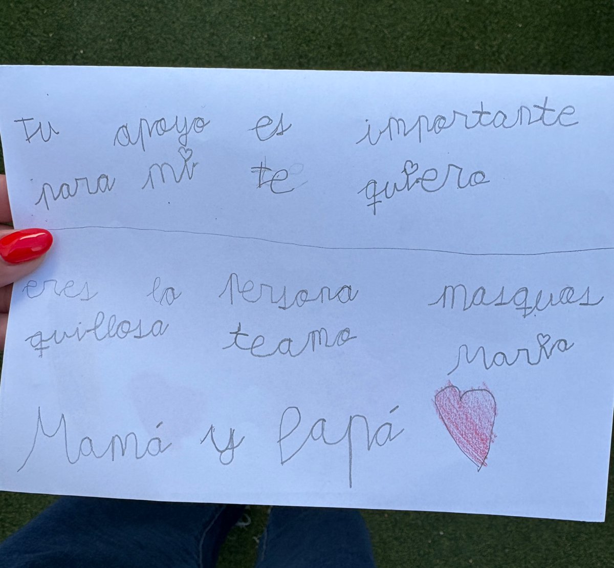 iamariadelao's tweet photo. ¿Que si lo estamos haciendo bien? 🥺🫠
María, EI 5 años. https://t.co/WYHJk6a43x