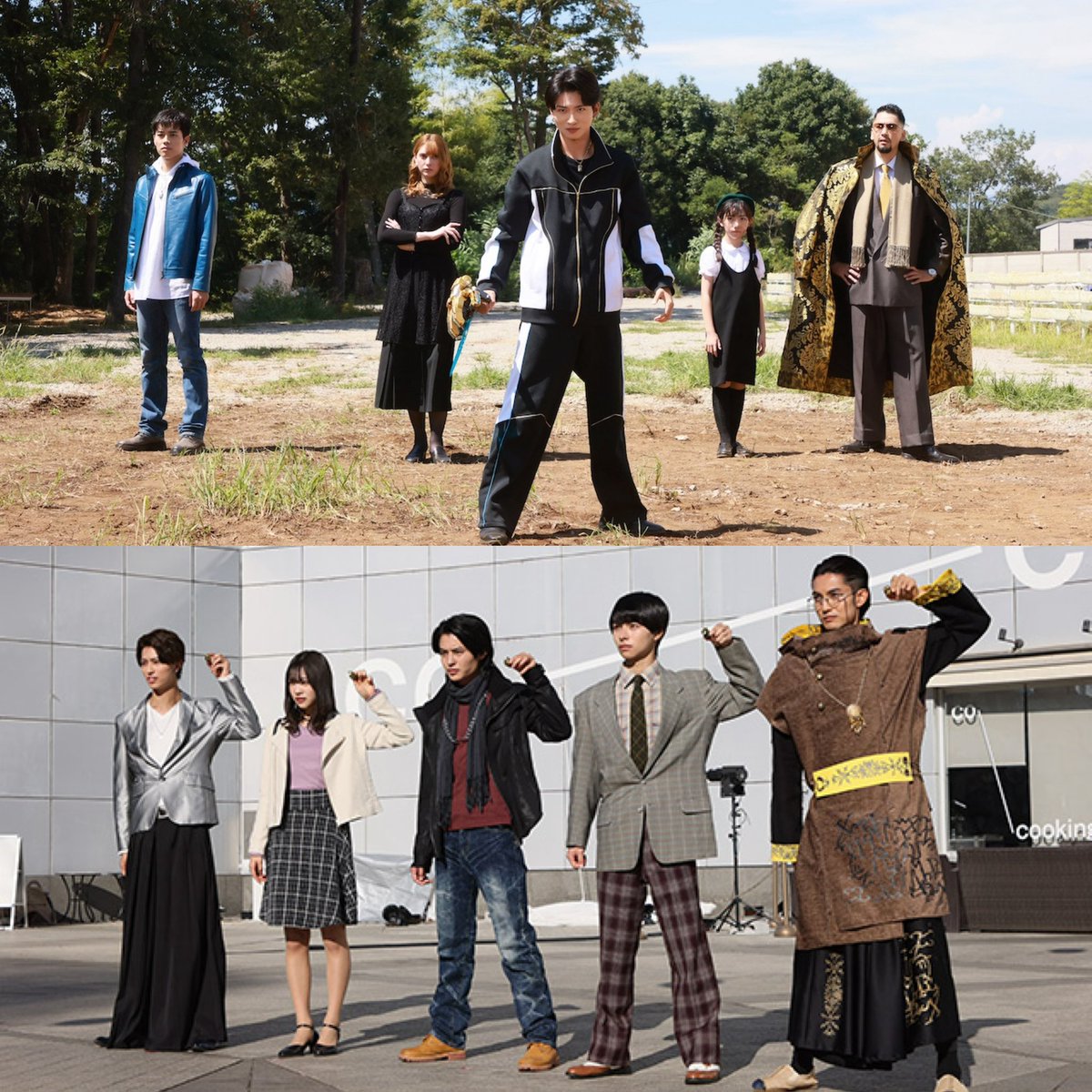 Gamers5237's tweet photo. 先代ゴジュウジャーと当代ゴジュウジャー https://t.co/9VVKqjRsS0
