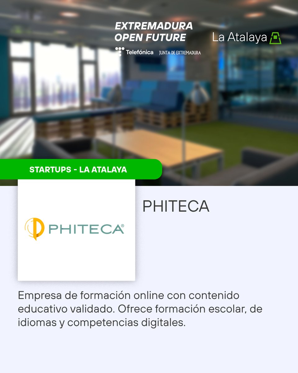 OpenFuture_Ext's tweet image. Aprende a tu ritmo con @phiteca_es 📚

Acceso ilimitado a todos sus cursos, sesiones individuales y clases en grupo con temario disponible 24/7 para que nunca dejes de avanzar. 💻

Conoce su propuesta educativa 👇
extremadura.openfuture.org/startup/phitec…

#EdTech #Elearning